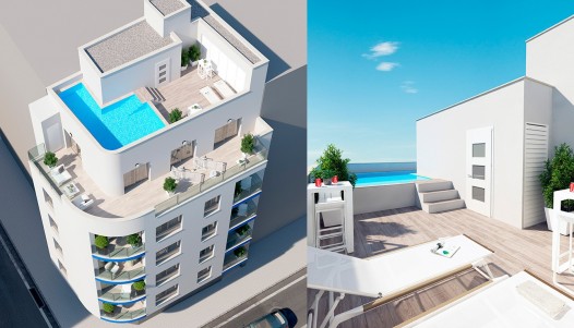 Apartament - Nowa konstrukcja - Torrevieja - Playa de los locos