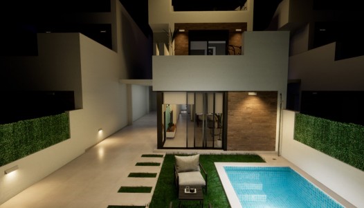 Chalet independiente  - Nueva construcción  - Los Alcázares - CBE01-221