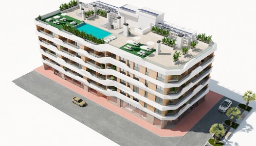 Takvåning - New Build - Guardamar del Segura - Playa Centro