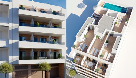 Takvåning - New Build - Torrevieja - Playa del Cura