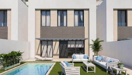 Villa / parhus - New Build - Águilas - La Playa Amarilla