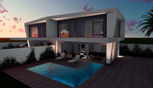 Villa / parhus - New Build - Gran Alacant - Monte y Mar Alto