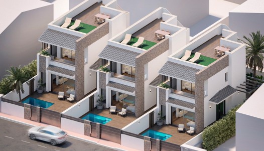 Villa / Semi-detached - New Build - San Pedro del Pinatar - Los Cuarteros