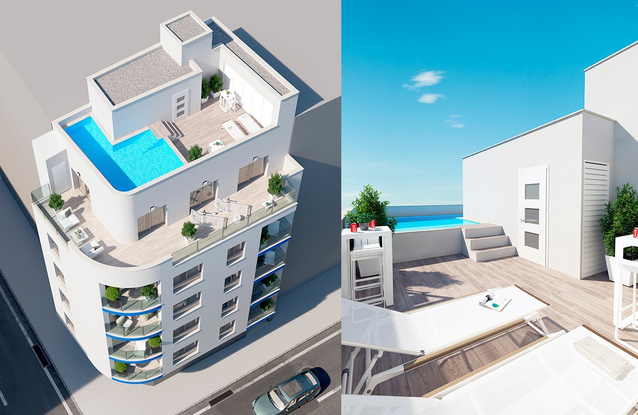New Build - Leilighet - Torrevieja - Playa de los Locos