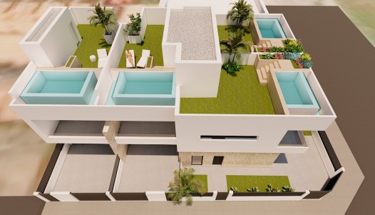 New Build - Villa / parhus - Pilar de la Horadada - Las Higuericas