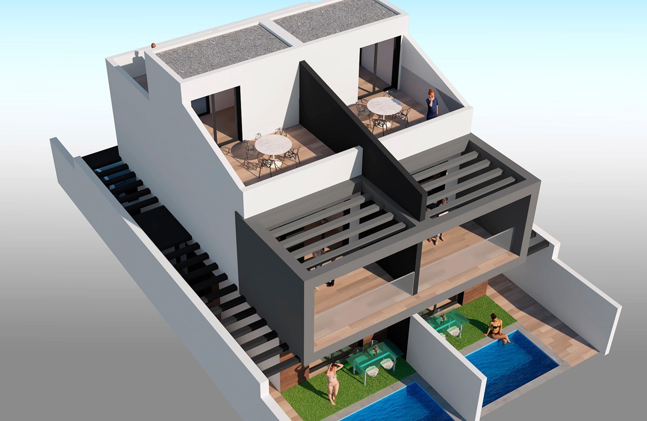 Rynek pierwotny - Willa / bliźniak - Santiago de la ribera - Zona de la playa