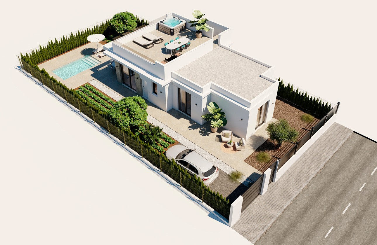 Nueva construcción  - Chalet independiente  - Hacienda del Álamo Golf Resort - Primera Linea De Golf