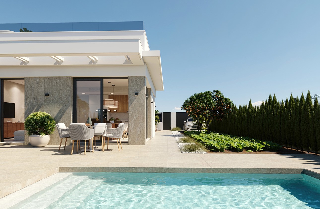 Nueva construcción  - Chalet independiente  - Hacienda del Álamo Golf Resort - Primera Linea De Golf