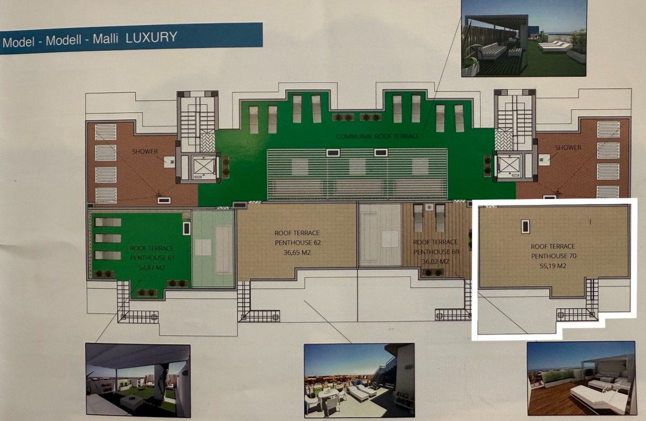 Brukte Boliger - Toppleilighet - Orihuela Costa - Lomas De Cabo Roig